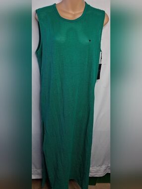 Diamond Supply Co Green Pavilion Mesh Covwr-up Maxi Dress S